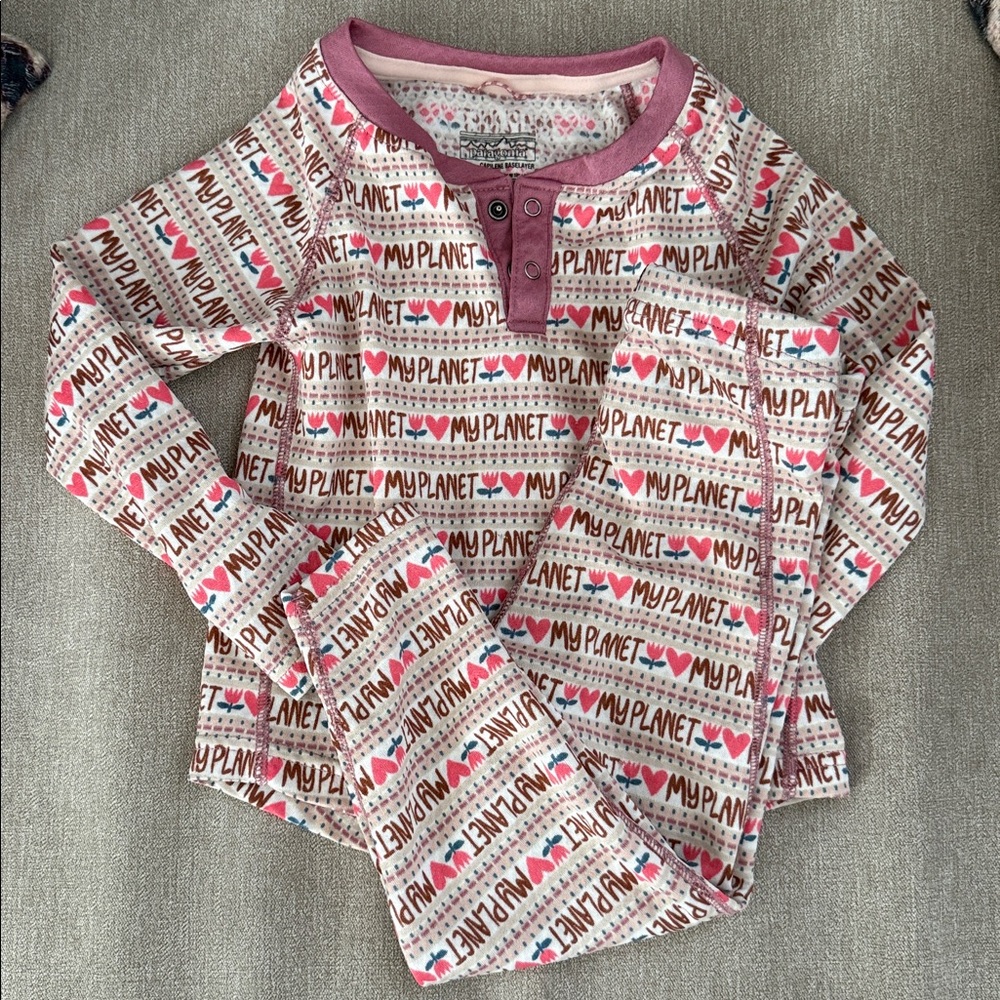 Patagonia baby base layer set